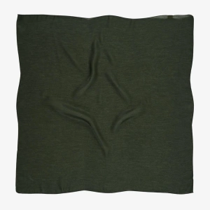 Picasso Düz Pırıltı Kehribar Eşarp Haki (ry9919)