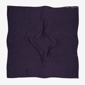 Picasso Düz Pırıltı Kehribar Eşarp Mor (ry9907)