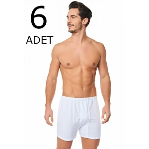 Tutku Erkek Paçalı Arjantin Külot Beyaz (tea09)