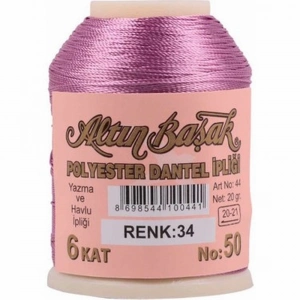 Altınbaşak 20 Gram Polyester Oya İpi (Renk:34)