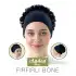 Aydın Dikişli Penye Dantel Fırfırlı Bone-(SİYAH) (FB05-01)