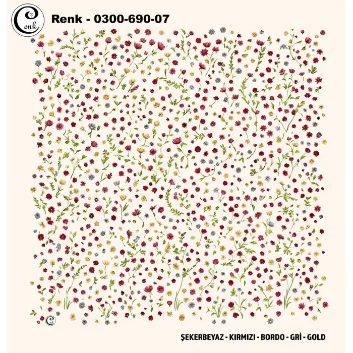 Cenk 100cm Oyalık Yazma (Cnk-690-07)
