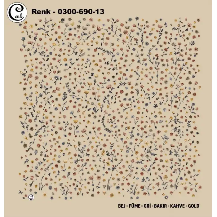 Cenk 100cm Oyalık Yazma (Cnk-690-13)