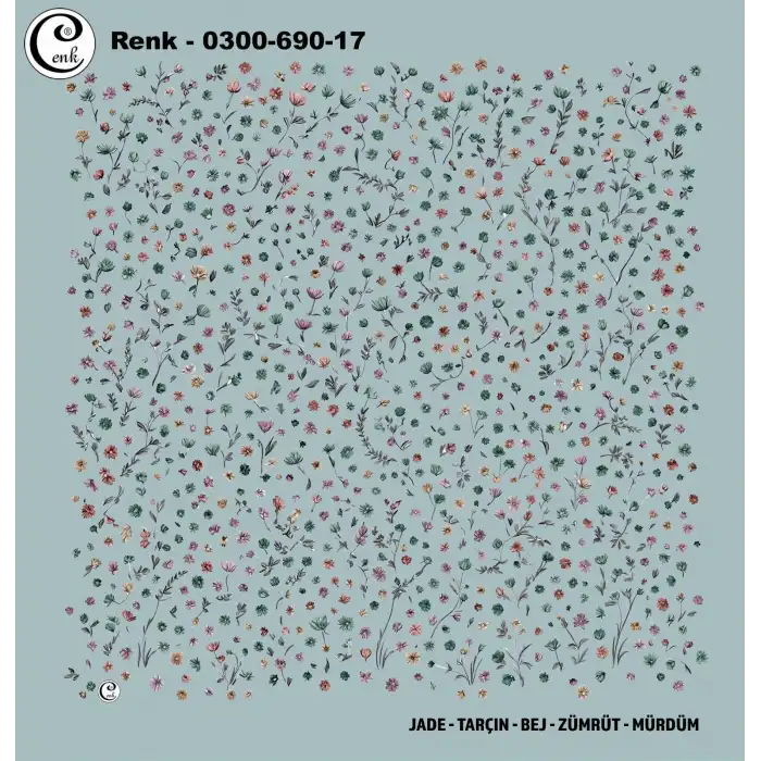 Cenk 100cm Oyalık Yazma (Cnk-690-17)