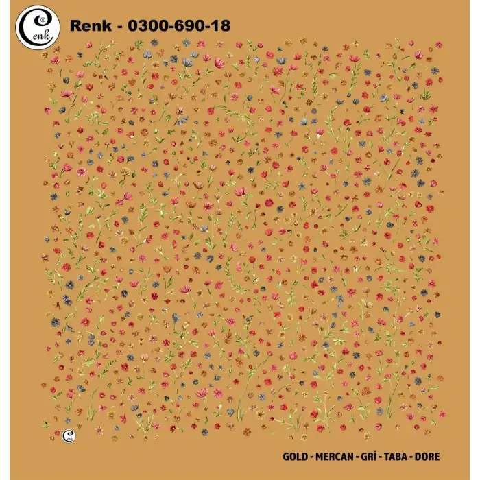 Cenk 100cm Oyalık Yazma (Cnk-690-18)