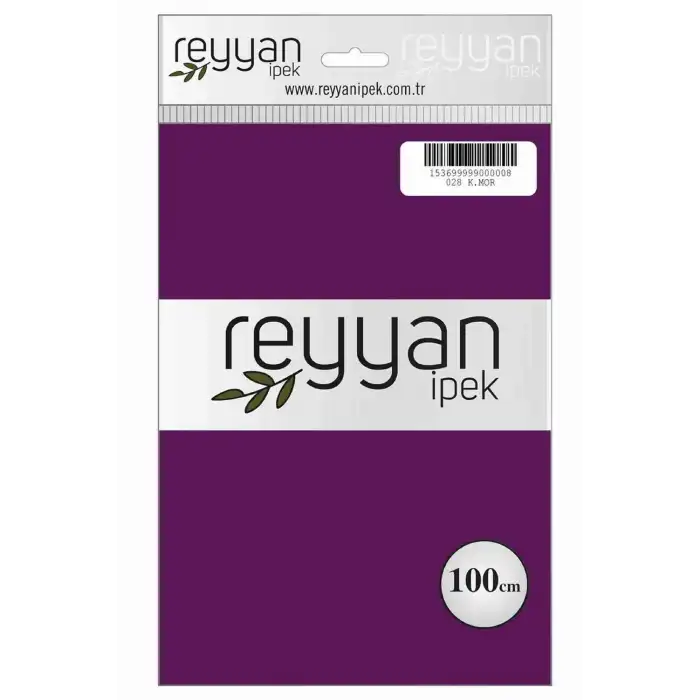 Reyyan İpek 100 Cm Düz Poşetli Yazma (Koyu Mor)-028