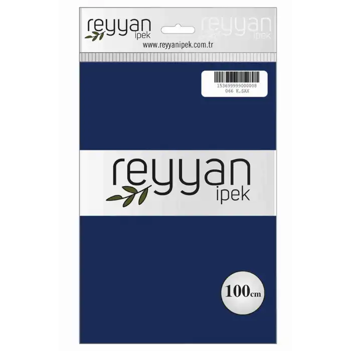 Reyyan İpek 100 Cm Düz Poşetli Yazma (Koyu Saks)-066