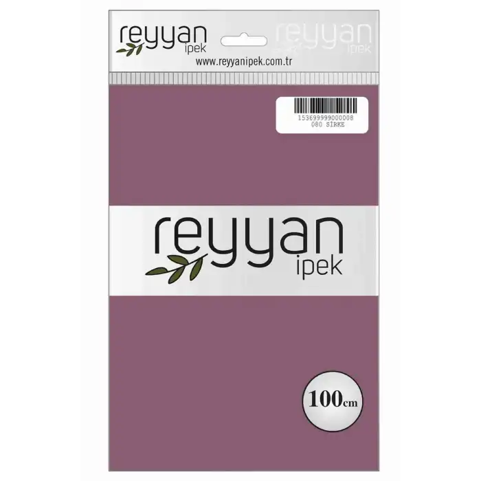 Reyyan İpek 100 Cm Düz Poşetli Yazma (Sirke)-080