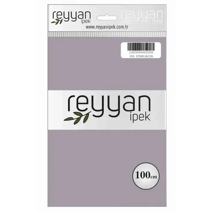 Reyyan İpek 100 Cm Düz Poşetli Yazma (Sirke Açık)-094