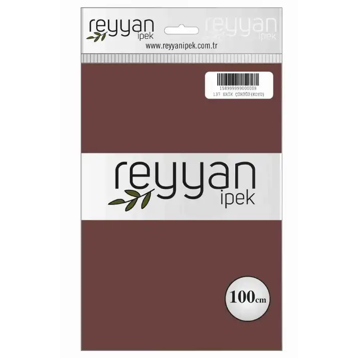 Reyyan İpek 100 Cm Düz Poşetli Yazma (Erik Çürügü)-137