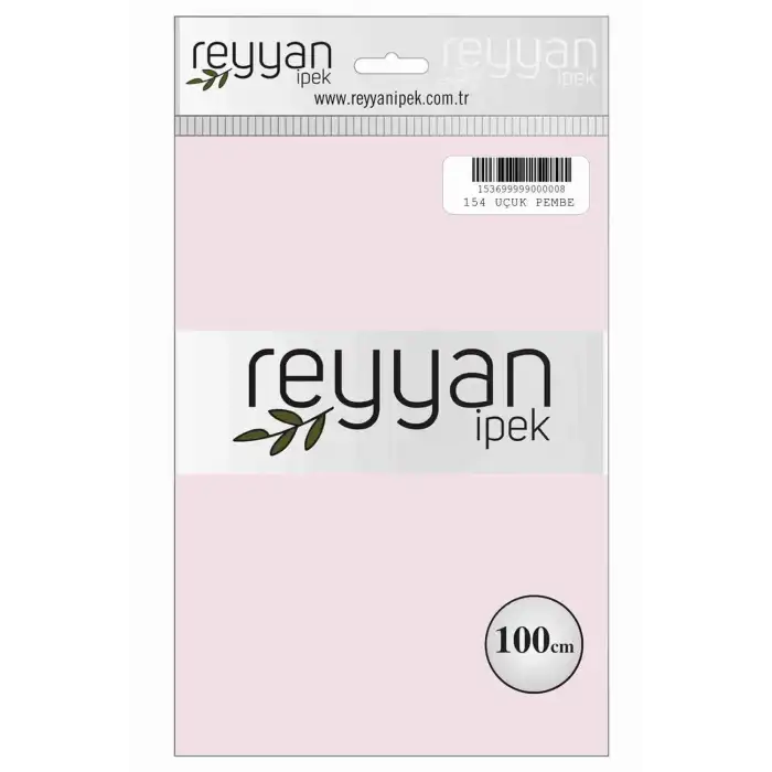 Reyyan İpek 100 Cm Düz Poşetli Yazma (Uçuk Pembe)-154
