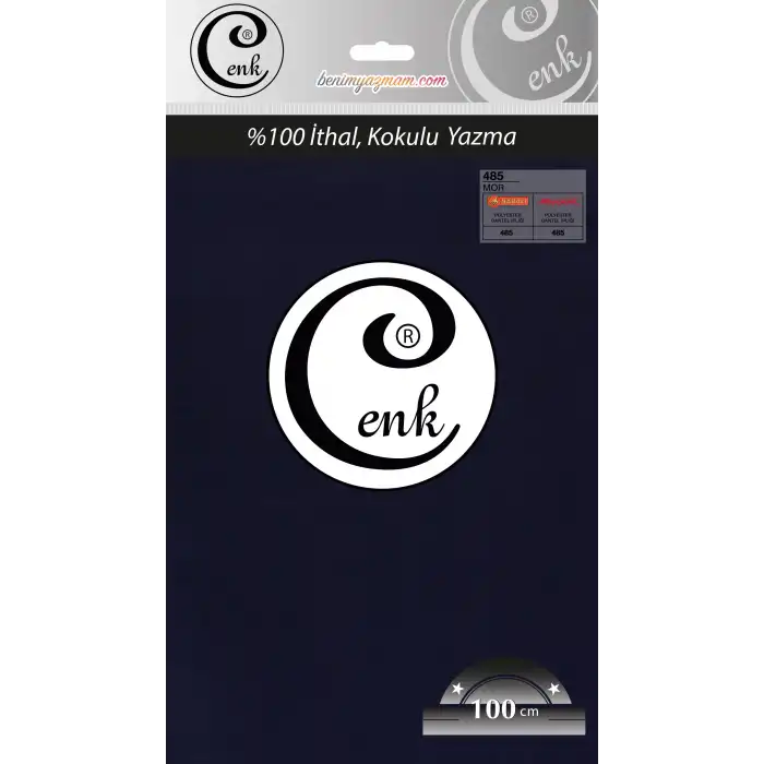 Cenk Düz Renk 100cm Mor Yazma (301-485)