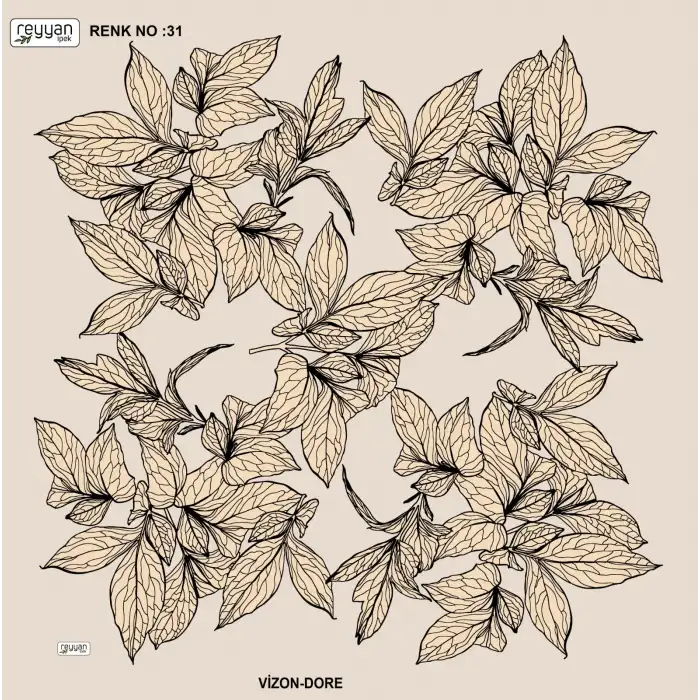 Reyyan İpek 100 cm Desenli Oyalık Yazma (ryyn-442-02)