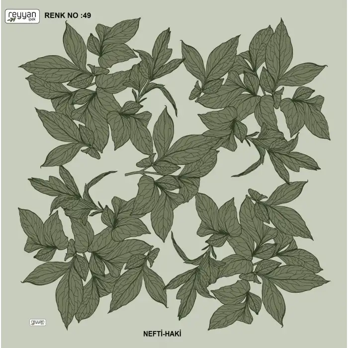 Reyyan İpek 100 cm Desenli Oyalık Yazma (ryyn-442-06)