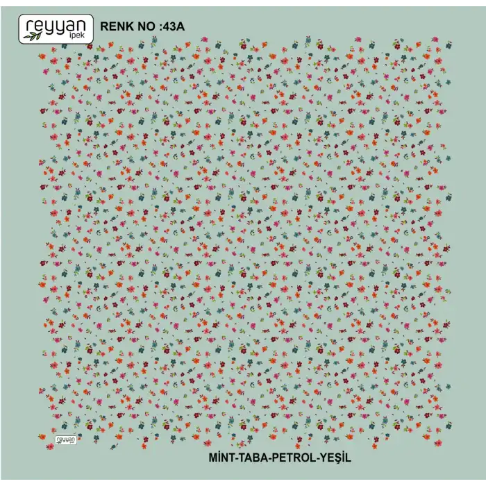 Reyyan İpek 100 cm Desenli Oyalık Yazma (ryyn-444-11)