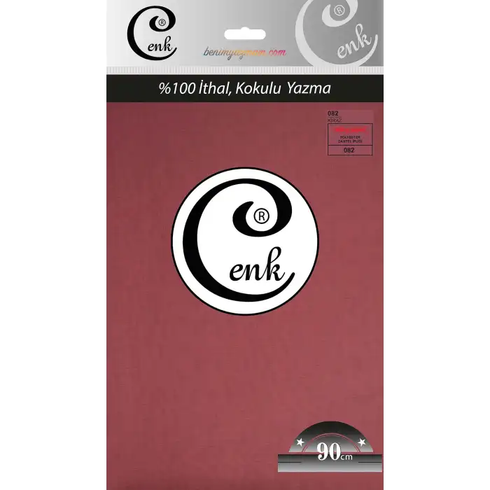 Cenk 90 Cm Düz Renk Pastel Gül Yazma (90cm-082)