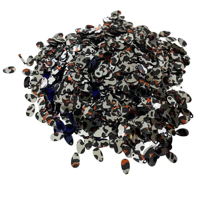 Pleksi Oya İşleme Pulu 50 gr. Gümüş Leopar (damla06-34)