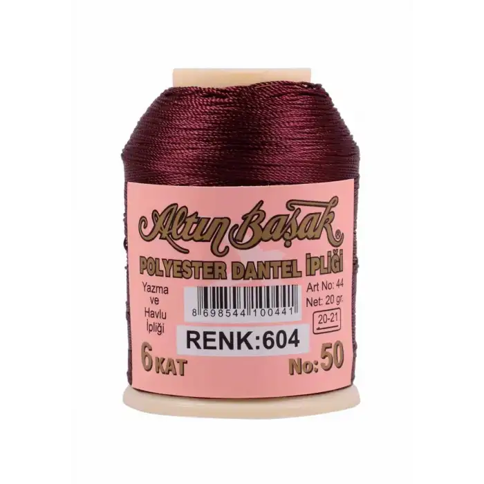 Altınbaşak 20 Gram Polyester Oya İpi (Renk:604)