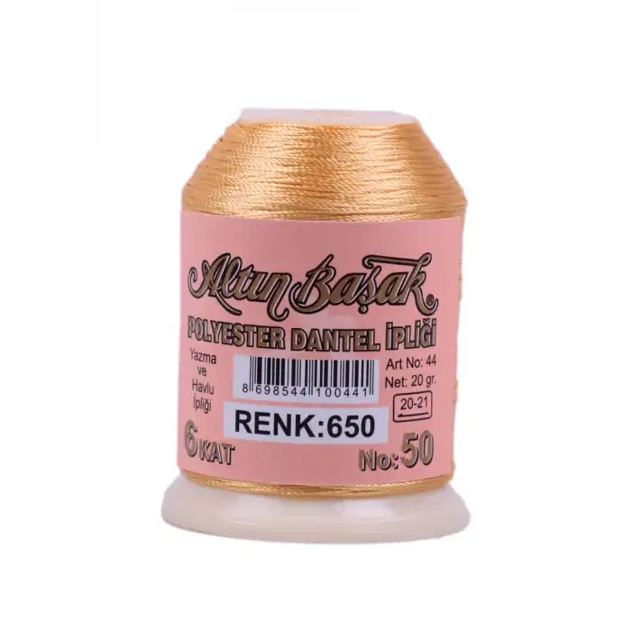 Altınbaşak 20 Gram Polyester Oya İpi (Renk:650)