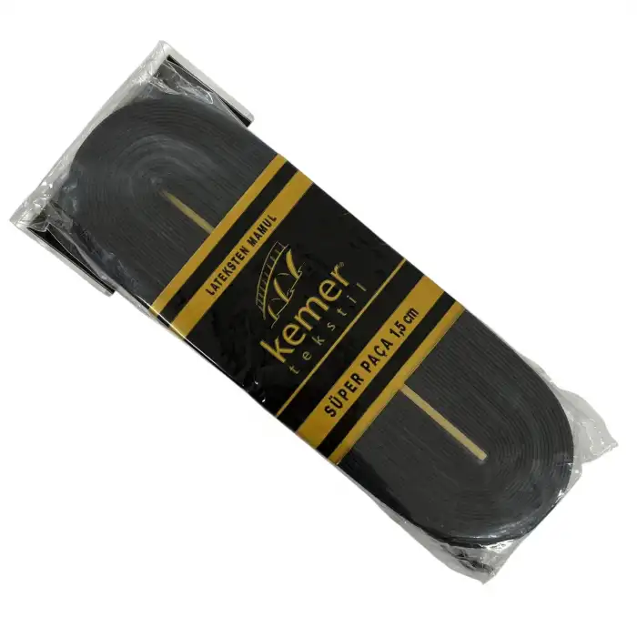 Kemer Tekstil Paça Lastiği 1,5cm 10m. Siyah (ti01-12)