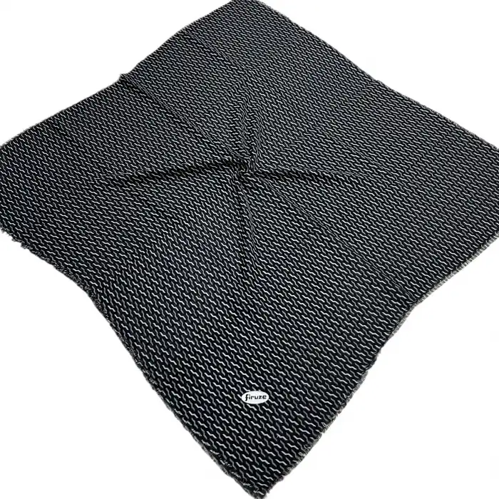Firuze Flamlı Koton Eşarp (FE514-01)