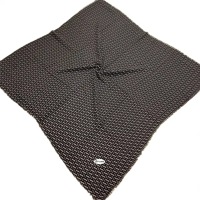 Firuze Flamlı Koton Eşarp (FE514-02)