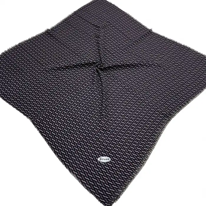 Firuze Flamlı Koton Eşarp (FE514-03)