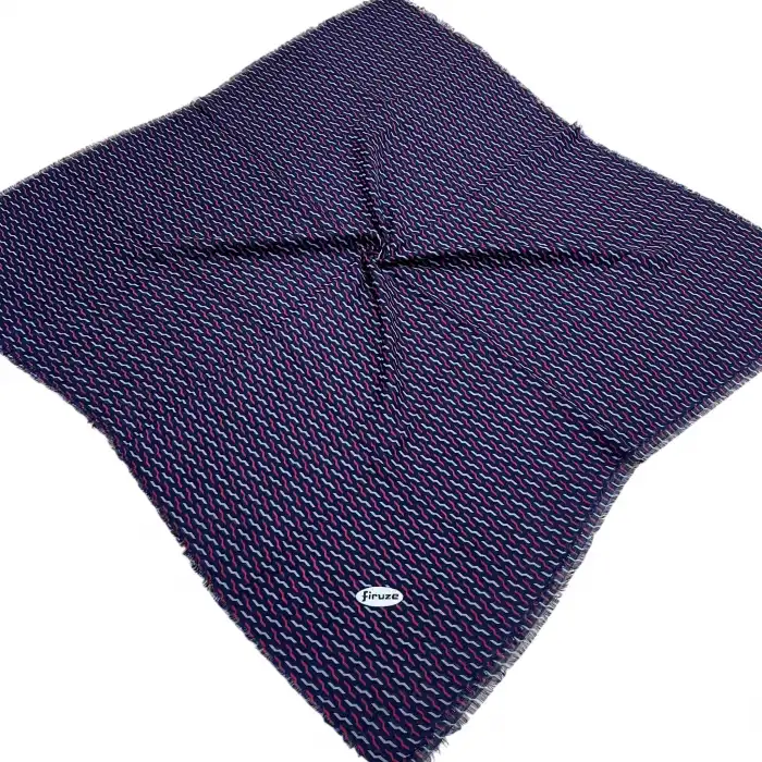 Firuze Flamlı Koton Eşarp (FE514-06)