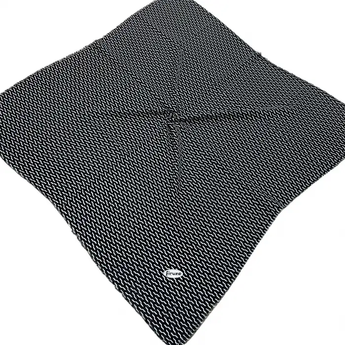 Firuze Flamlı Koton Eşarp (FE514-08)