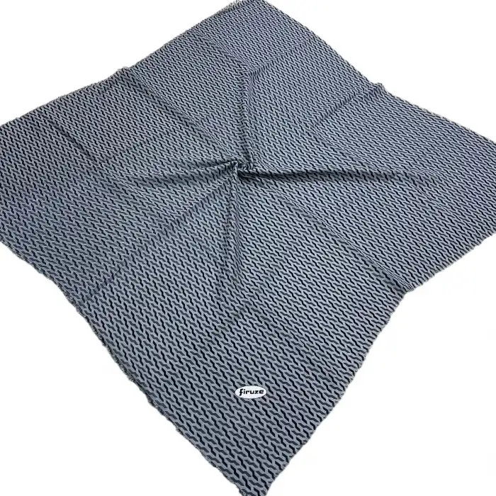 Firuze Flamlı Koton Eşarp (FE514-10)