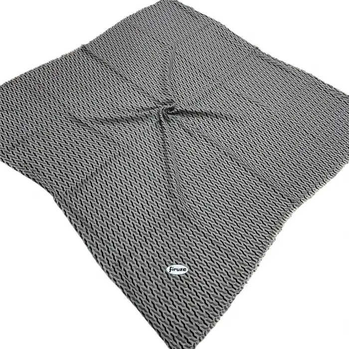 Firuze Flamlı Koton Eşarp (FE514-19)