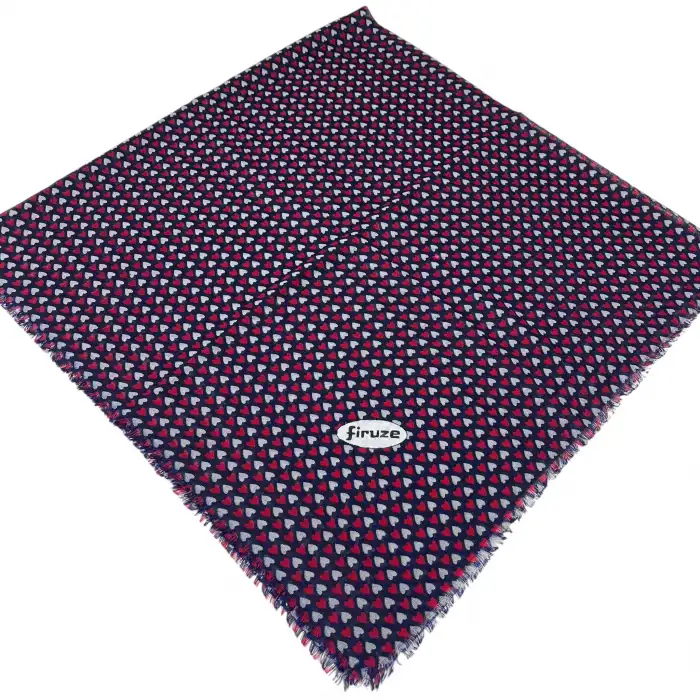 Firuze Flamlı Koton Eşarp (FE515-05)