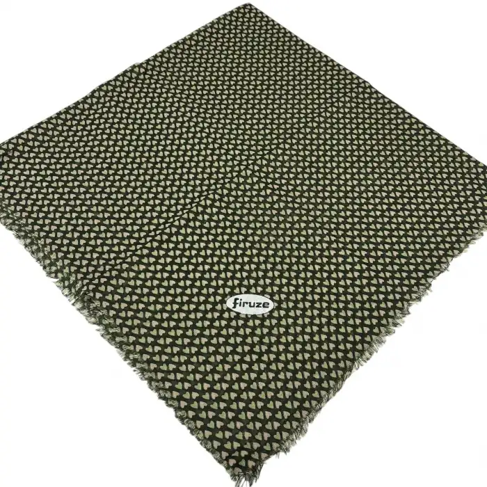 Firuze Flamlı Koton Eşarp (FE515-12)
