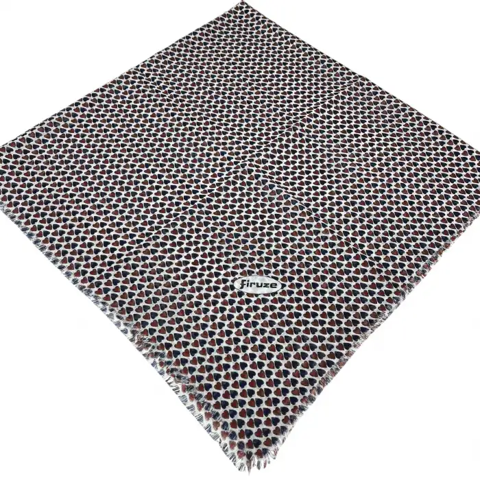 Firuze Flamlı Koton Eşarp (FE515-19)