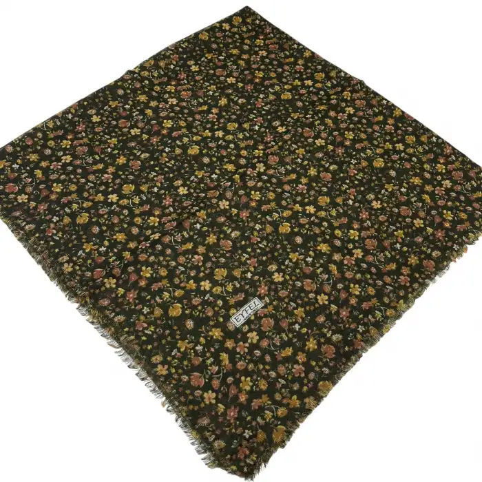 Eyfel Flamlı Koton Eşarp (FE519-02)