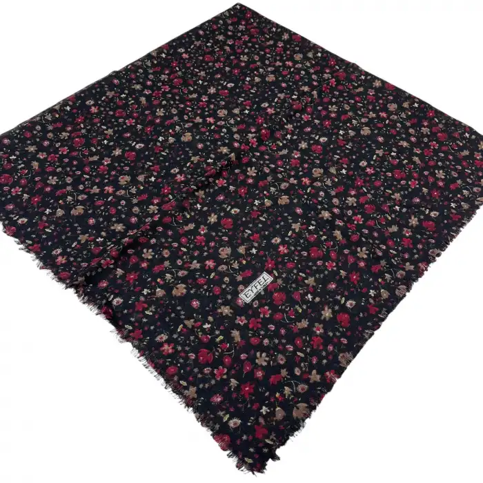 Eyfel Flamlı Koton Eşarp (FE520-12)