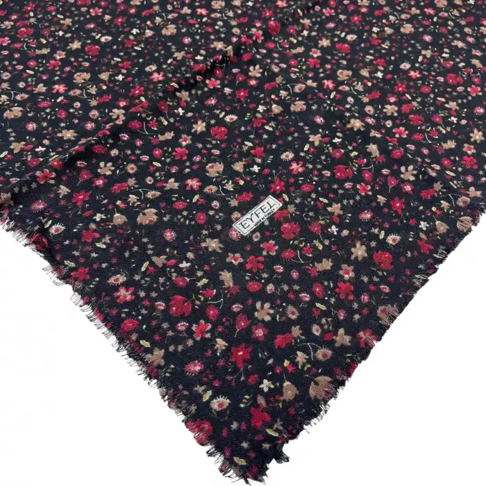 Eyfel Flamlı Koton Eşarp (FE520-12)
