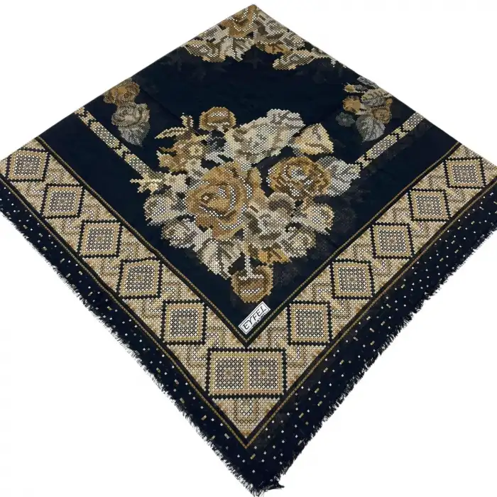 Eyfel Dimi Pamuk Eşarp (FE529-13)