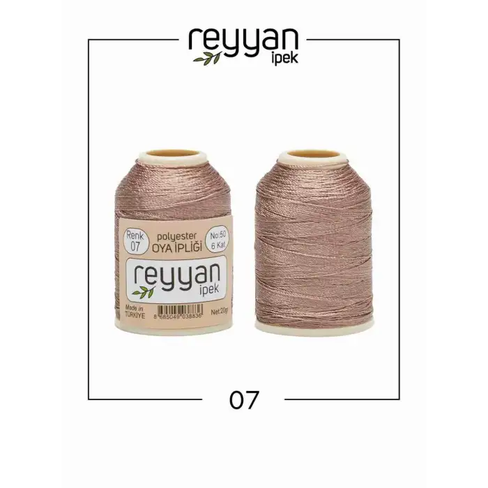 Reyyan İpek 20 gr. Polyester Oya İpi-007