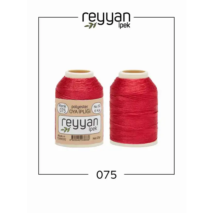 Reyyan İpek 20 gr. Polyester Oya İpi-075