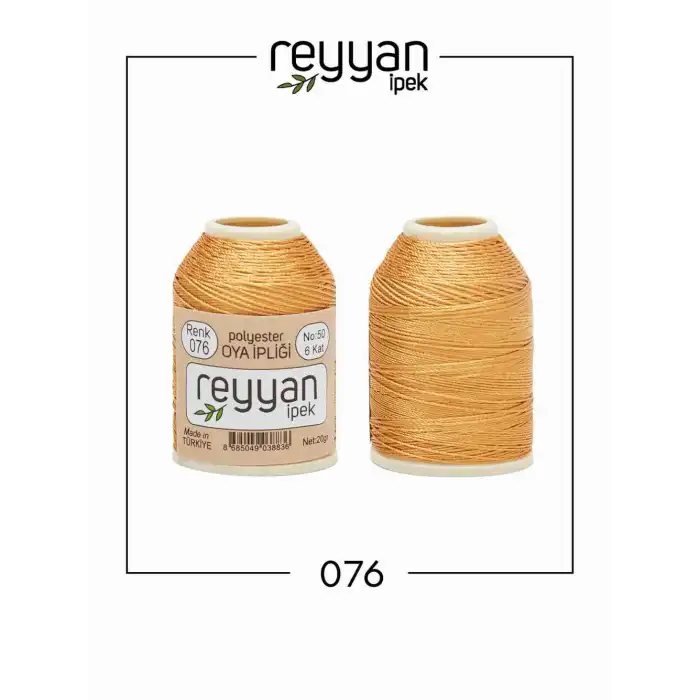 Reyyan İpek 20 gr. Polyester Oya İpi-076