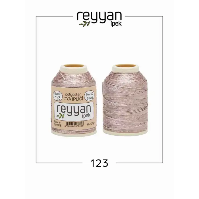 Reyyan İpek 20 gr. Polyester Oya İpi-123