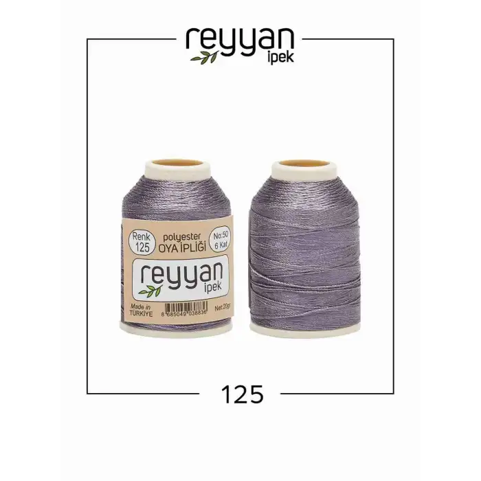 Reyyan İpek 20 gr. Polyester Oya İpi-125