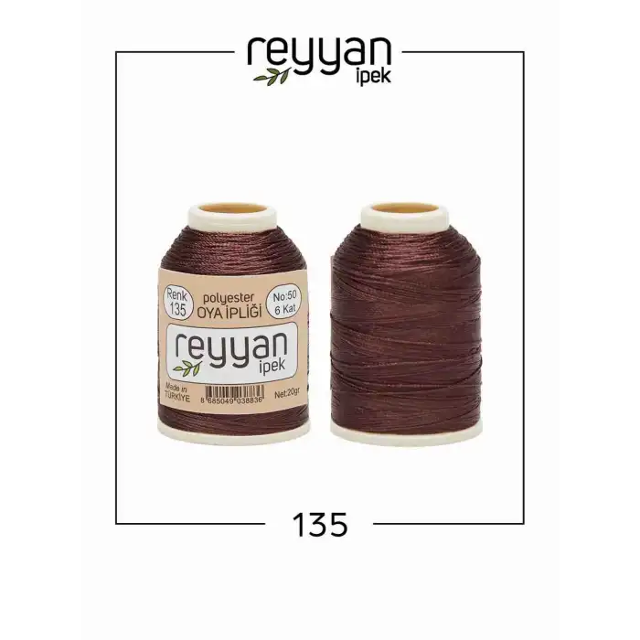 Reyyan İpek 20 gr. Polyester Oya İpi-135