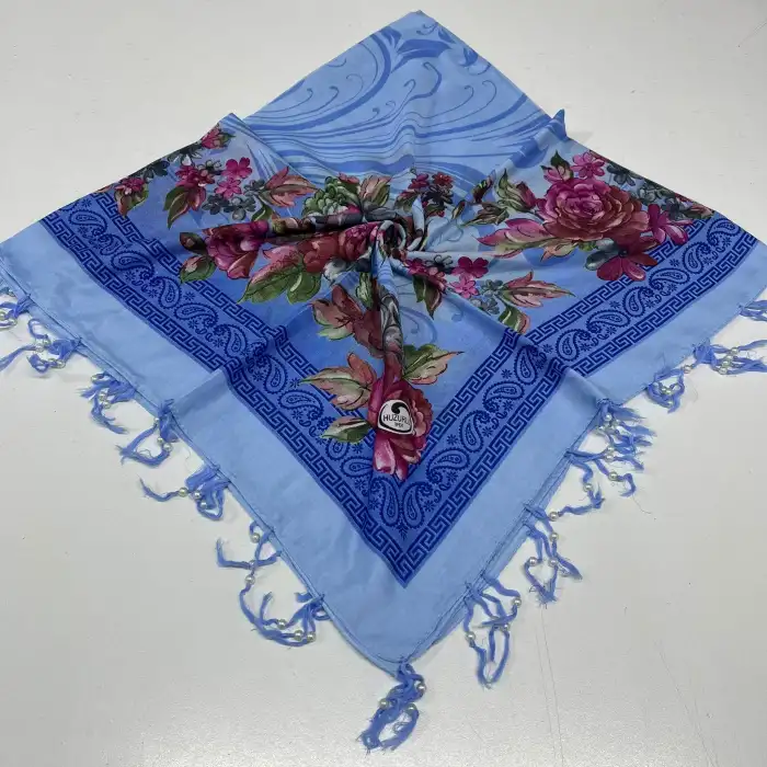 Huzurlu Püsküllü Boncuklu El İşi Yazma (pbs9803)