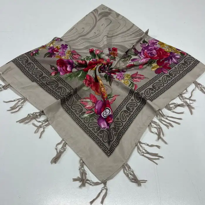 Huzurlu Püsküllü Boncuklu El İşi Yazma (pbs9812)