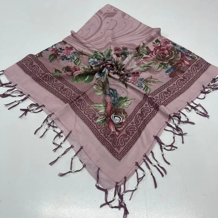 Huzurlu Püsküllü Boncuklu El İşi Yazma (pbs9813)