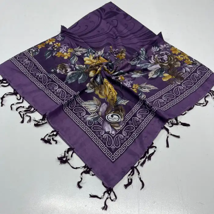 Huzurlu Püsküllü Boncuklu El İşi Yazma (pbs9815)