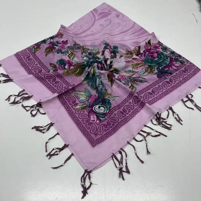 Huzurlu Püsküllü Boncuklu El İşi Yazma (pbs9819)