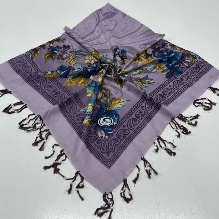 Huzurlu Püsküllü Boncuklu El İşi Yazma (pbs9820)